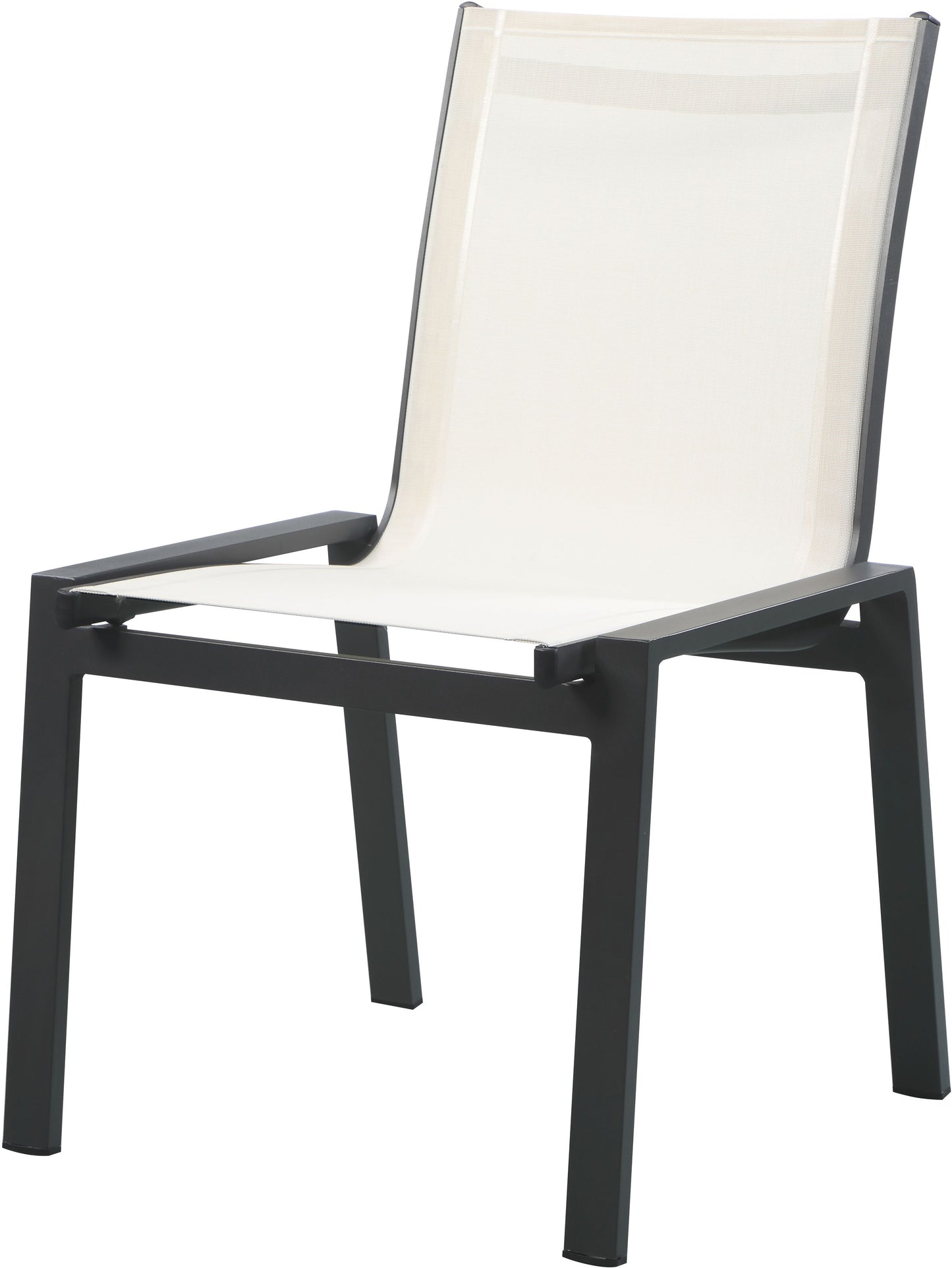 Nizuc - Outdoor Patio Dining Chair With Gray Frame (Set of 2)