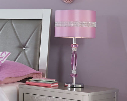 Nyssa - Purple - Metal Table Lamp