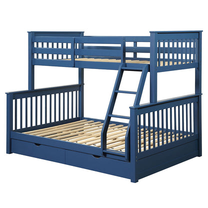 Haley II - Twin Over Full Bunk Bed With Storage