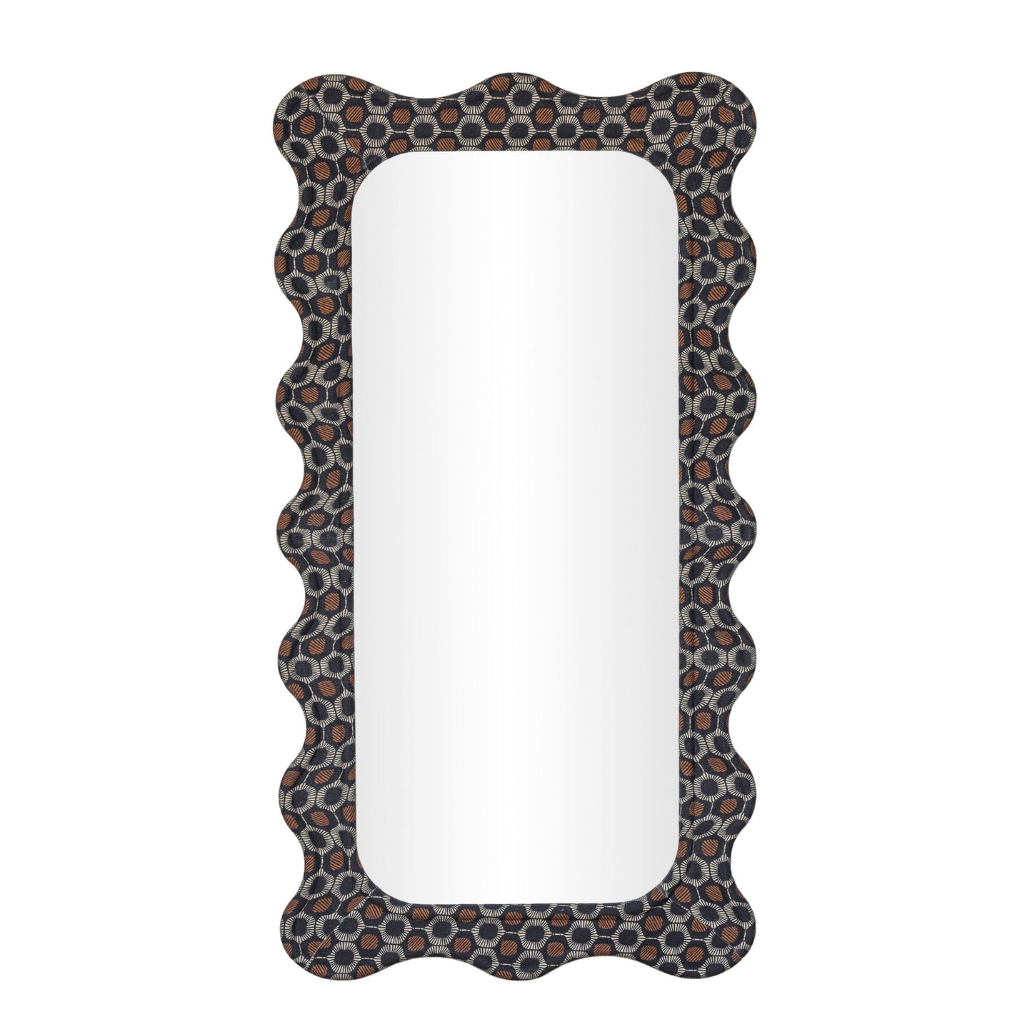 Charlene - 39" x 75" Squiggle Wall Mirror - Biologic Print