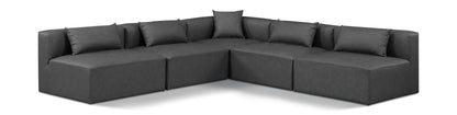 Cube - 5 Piece Modular Corner Armless Sectional