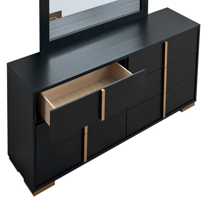 Steeler - Dresser - Black / Gold