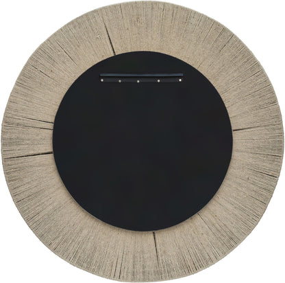 Meadow - Round Jute Rope Framed Mirror