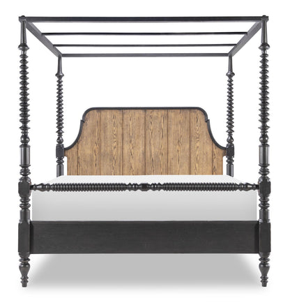 Vintage Market - Complete Bobbin Post Canopy Bed