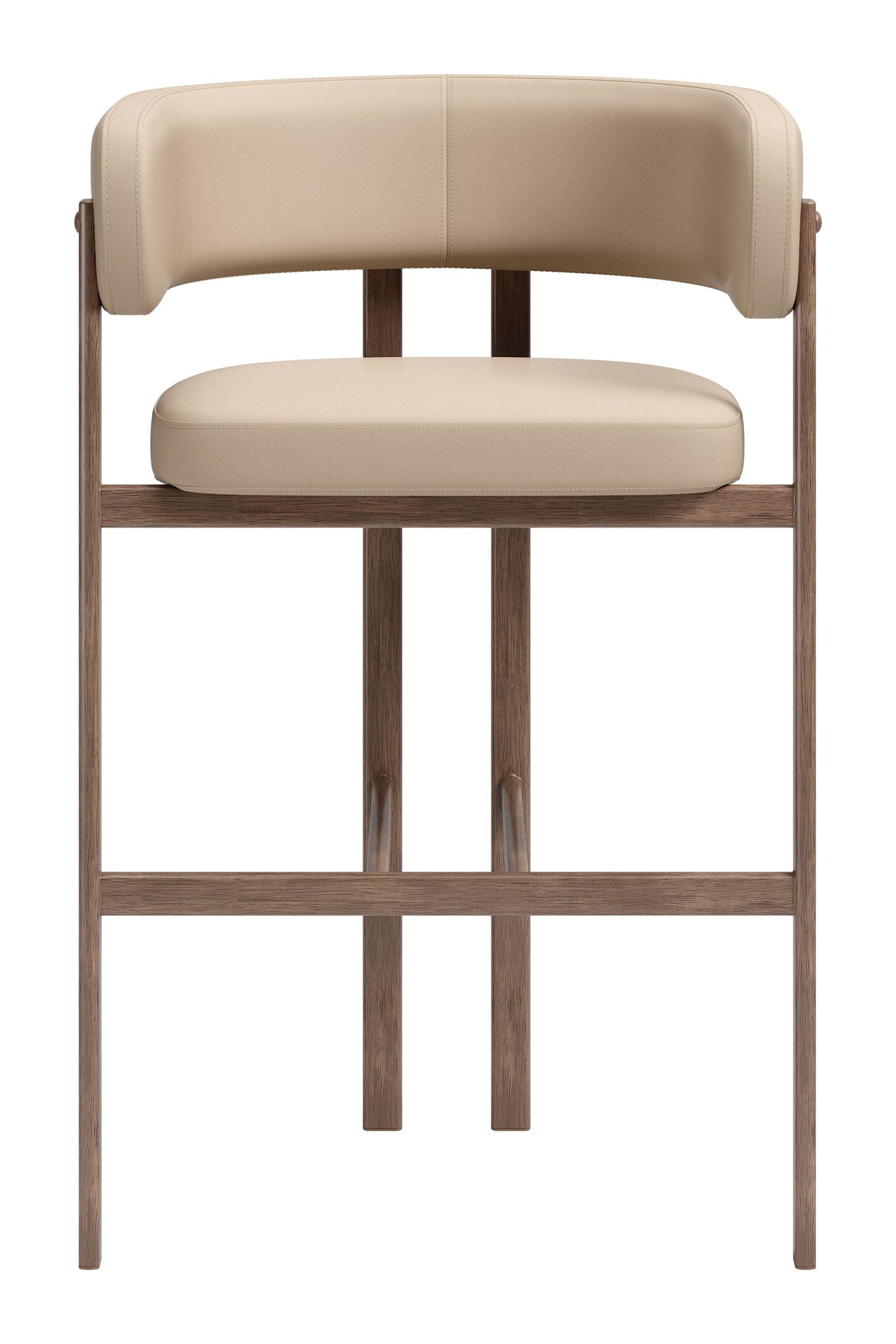 Ruge - Barstool (Set of 2) - Beige