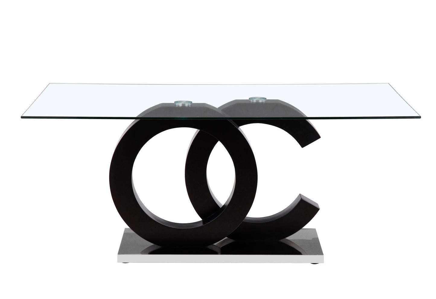 5 Piece Dining Room Set (D2207 Dining Table With 4 D915 Dining Chairs) - Black