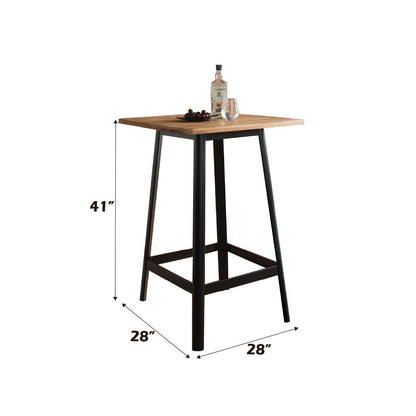 Jacotte - Bar Table - Natural & Black