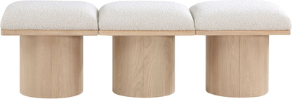 Pavilion - 3 Piece Modular Bench With Natural Base