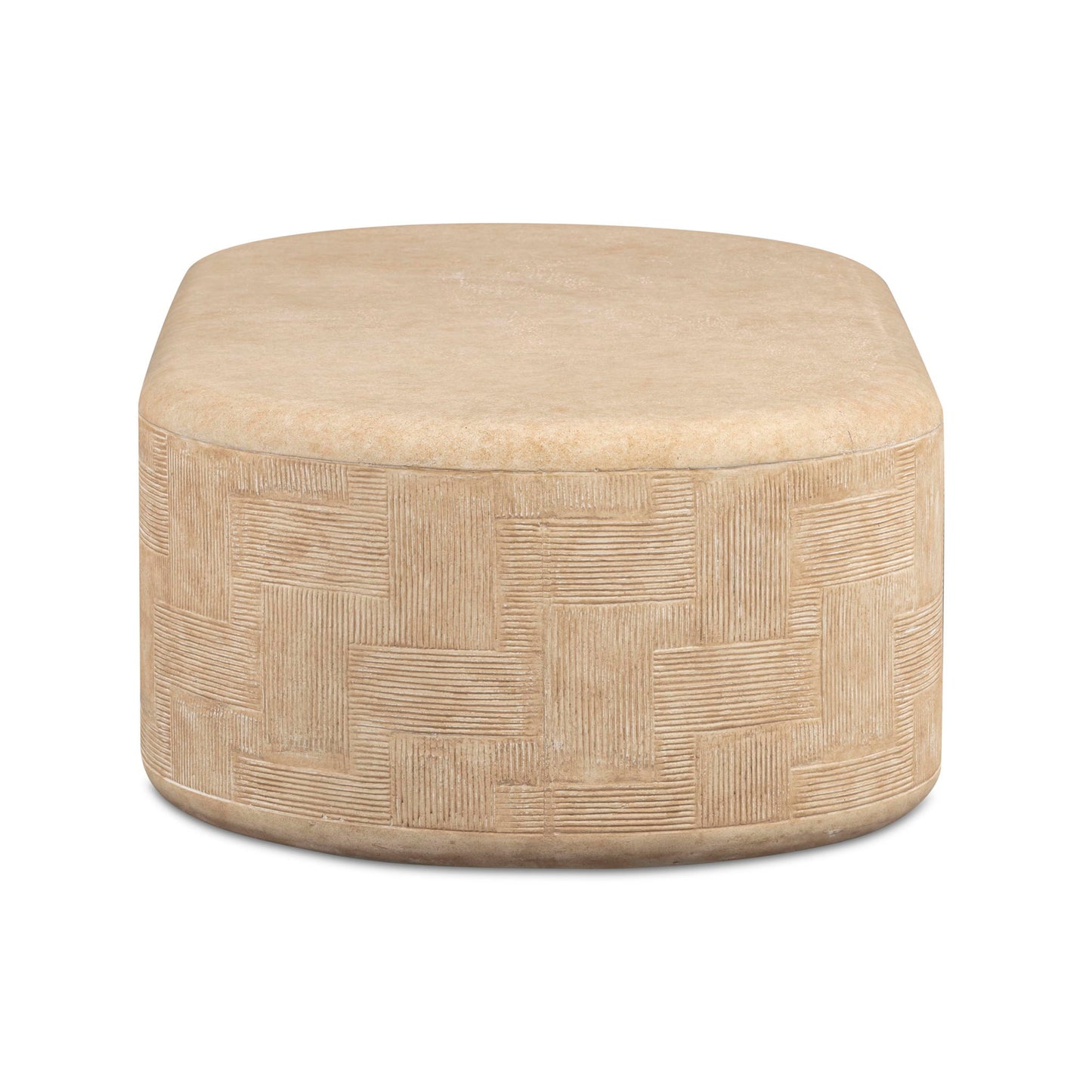 Suraya - Concrete Rounded Coffee Table