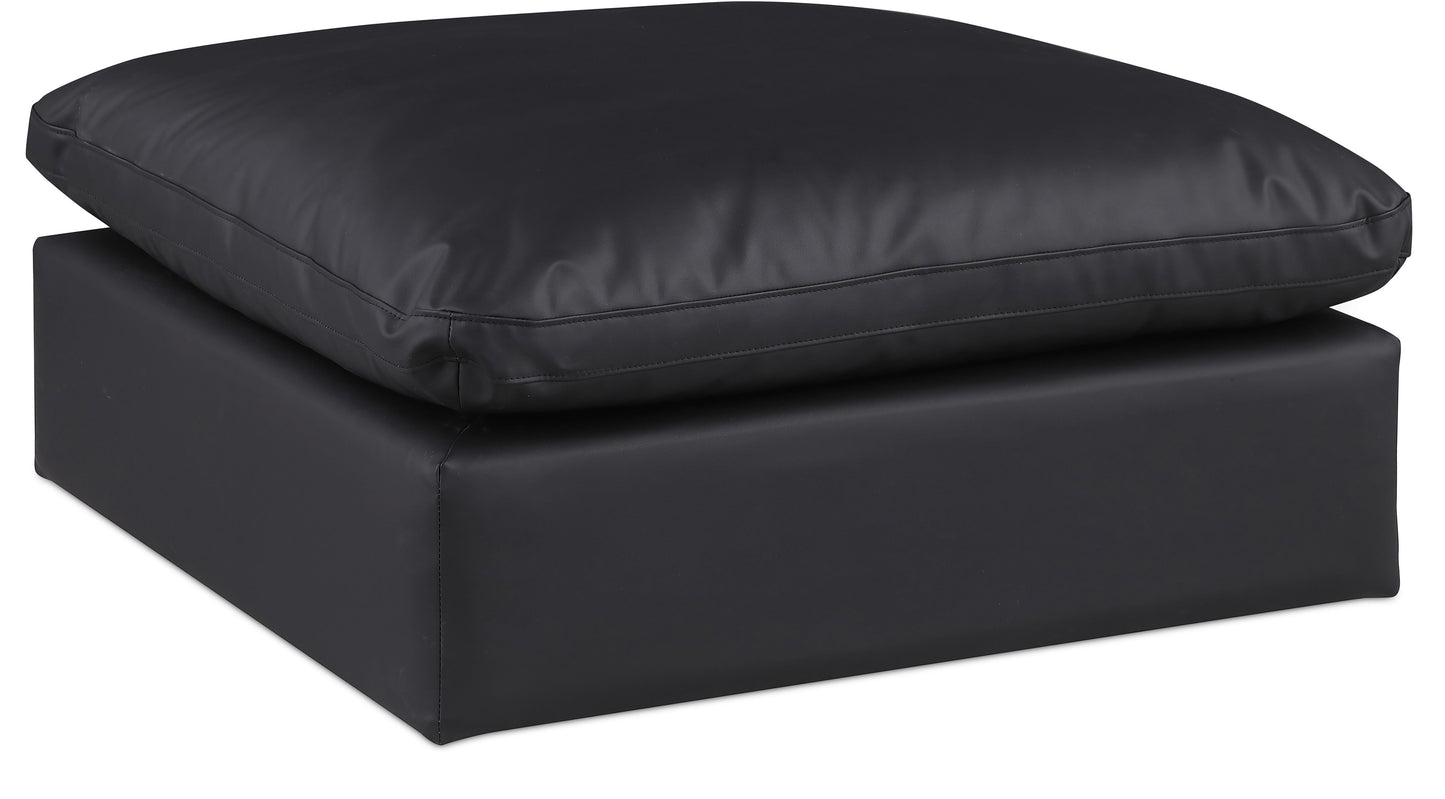 Comfy - Faux Leather Ottoman