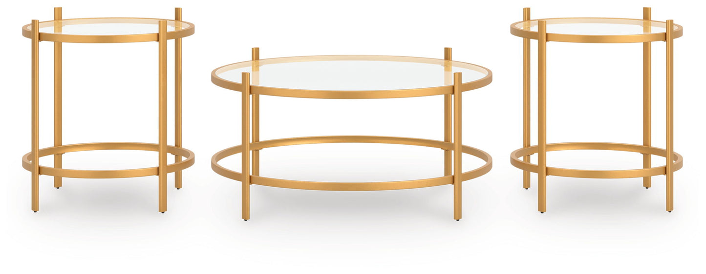 Pearlox - Occasional Table Set (Set of 3) - Gold