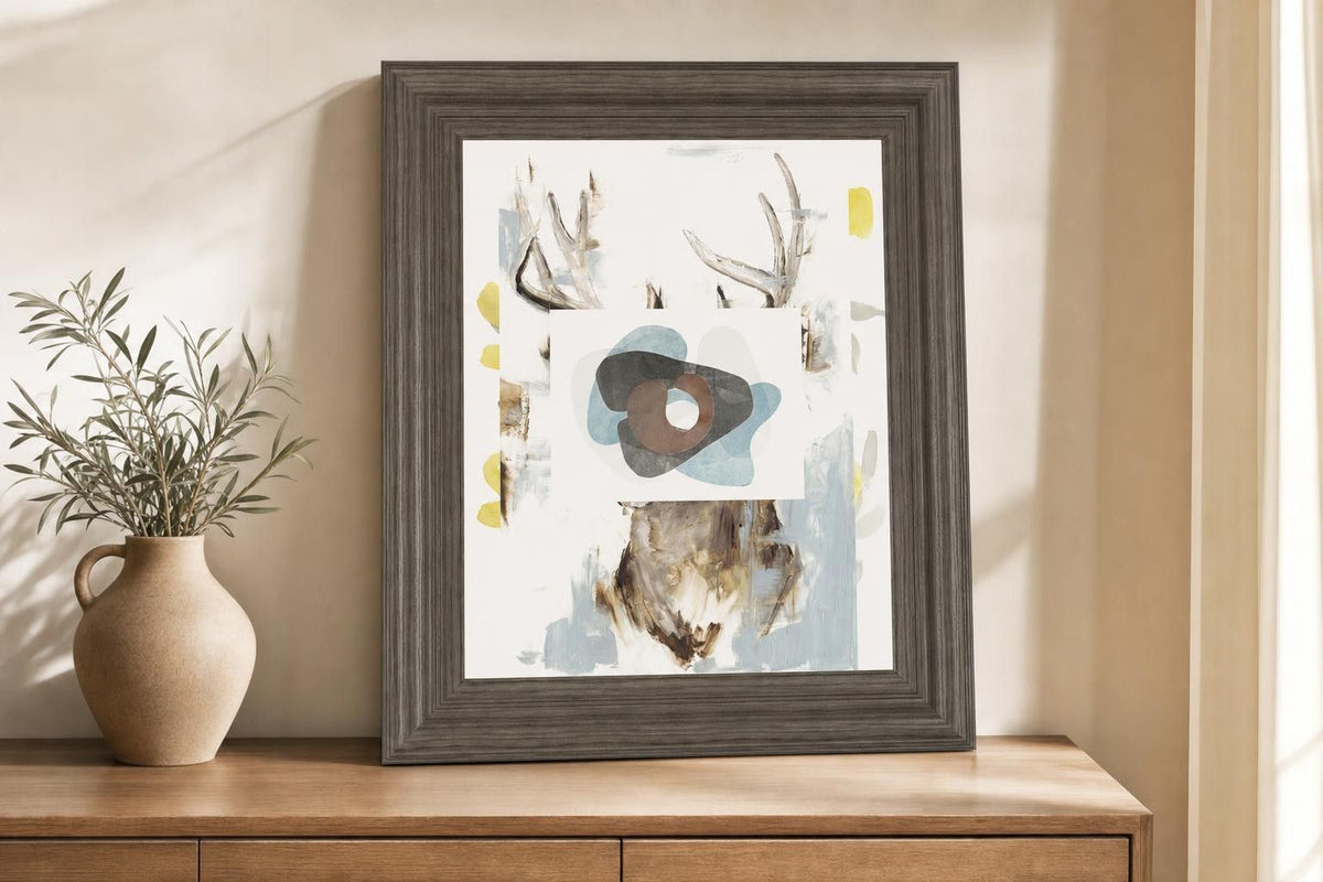 22x26 Homage to Eames V By Rob Delamater - Dark Gray