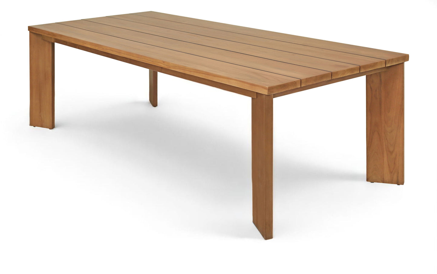 Mirella - Teak Wood 96" Outdoor Patio Dining Table - Natural