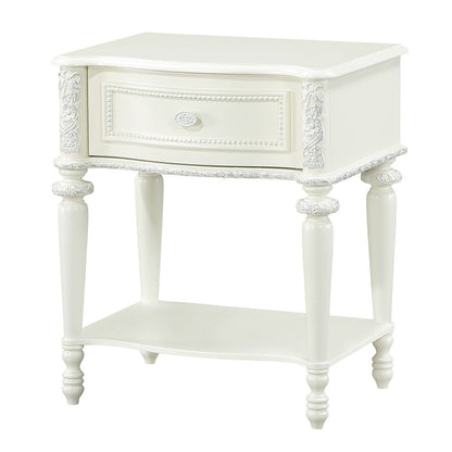 Dorothy - Nightstand With 1 Drawer - Ivory