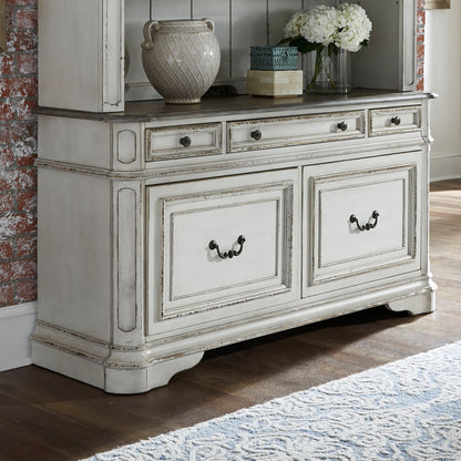 Magnolia Manor - Credenza - Antique White
