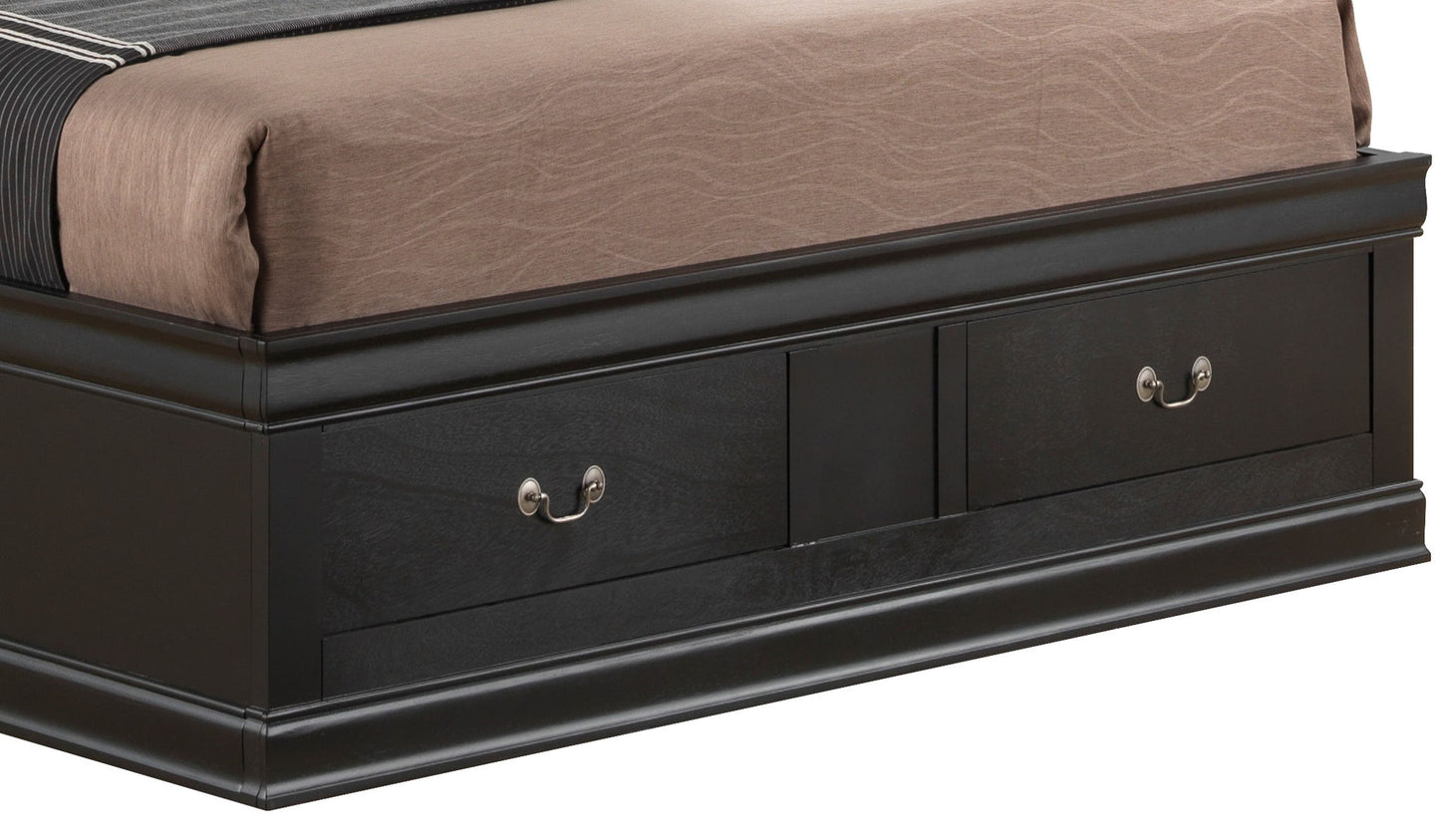 Glory Furniture - Louis Phillipe - Bookcase Storage Bed