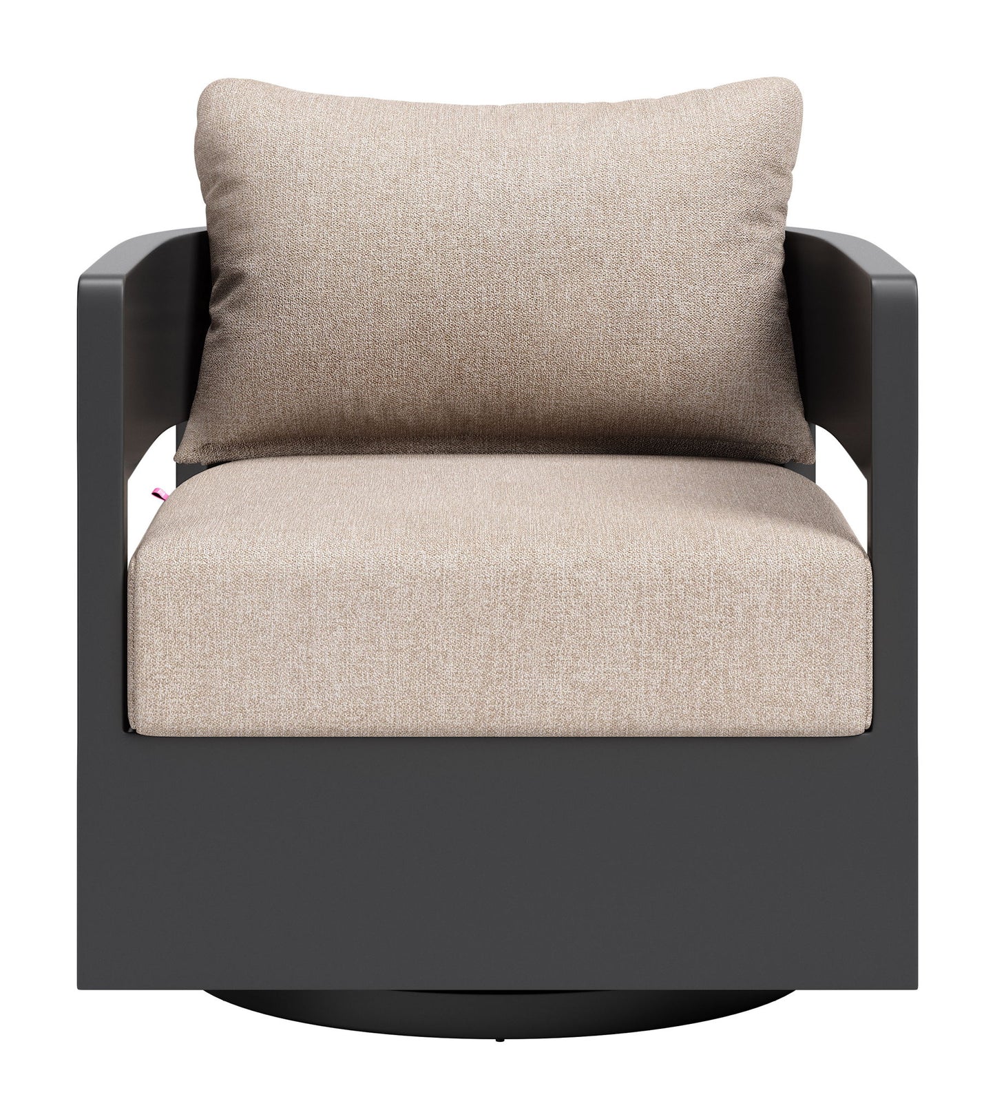 Foret - Swivel Chair - Beige / Black