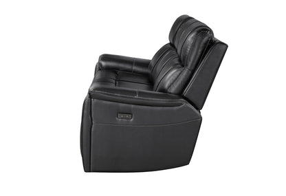 U8880 - Power Reclining Sofa With Armrest Cupholder, DDT With Watch Charger - Black