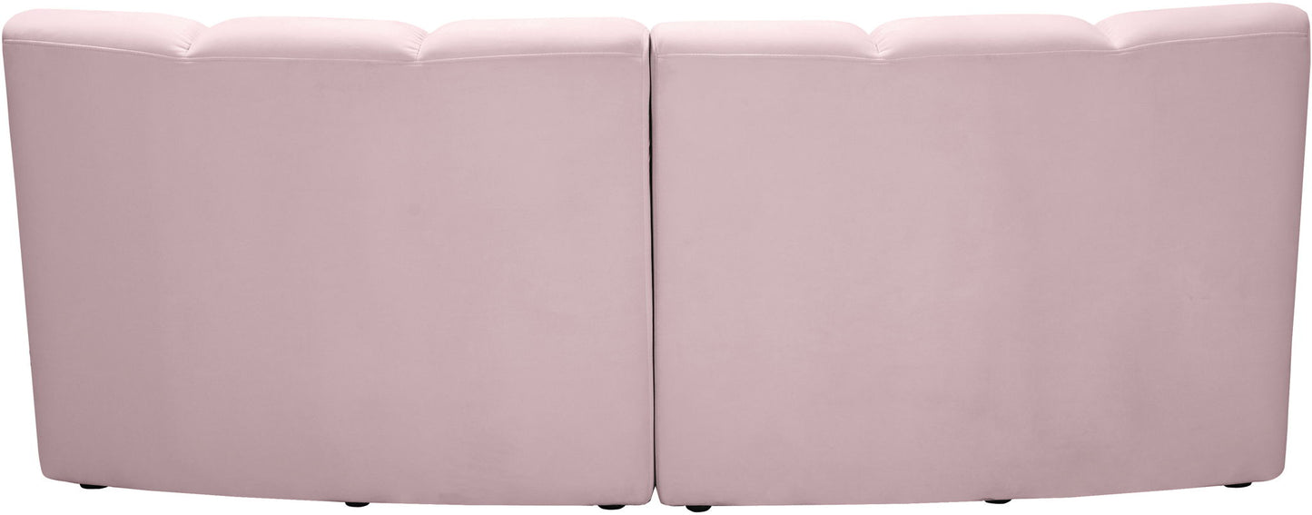 Infinity - 2 Piece Velvet Modular Sectional