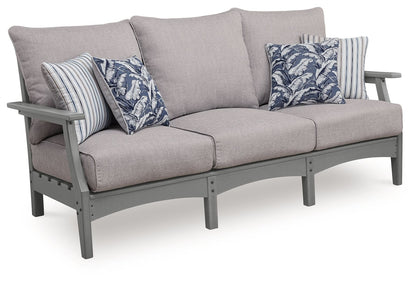 Cove Beach - Sofa With Cushion - Gray