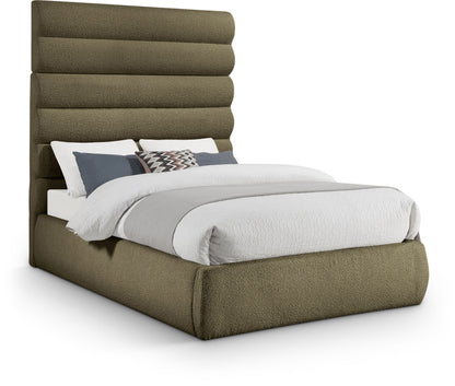 Adam - Boucle Fabric Bed With 70.5" Headboard