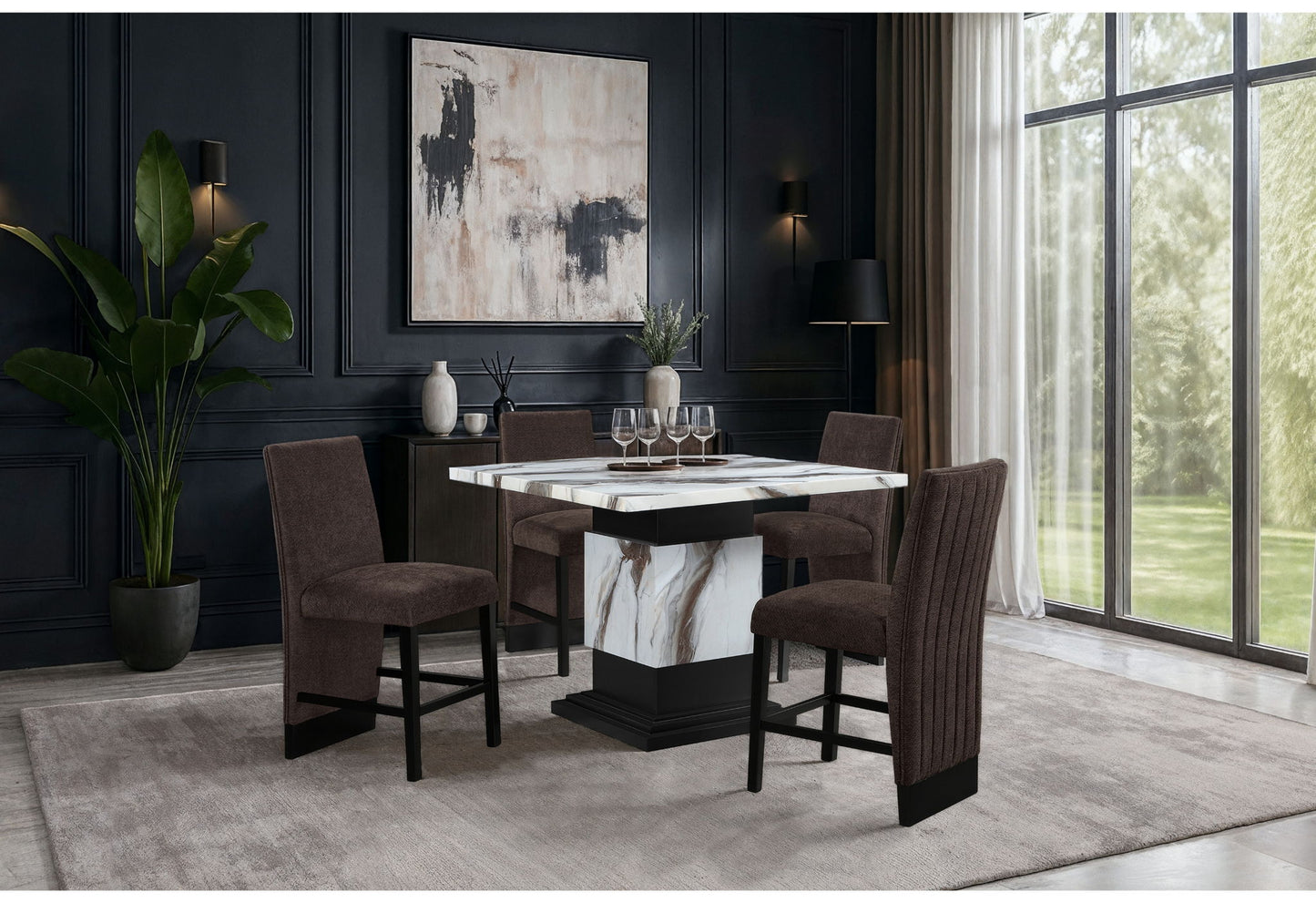 D12BS - Bar Stool - Brown