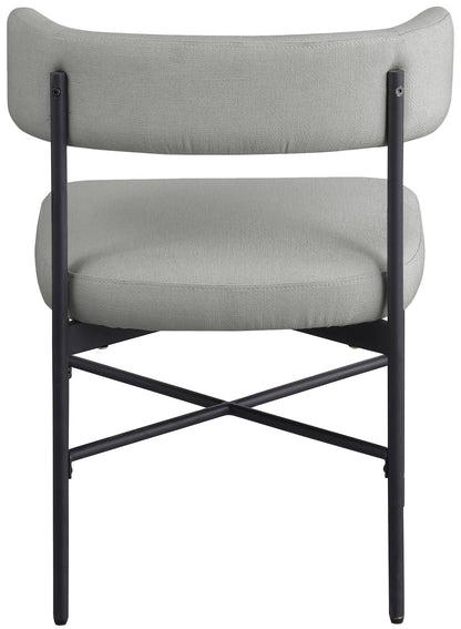 Rivage - Durable Dining Chair With Black Frame (Set of 2)