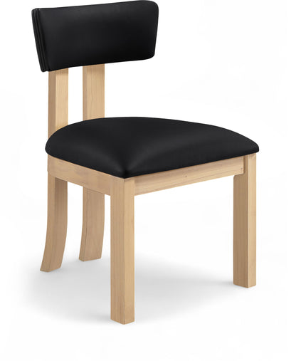 Lavrin - Vegan Leather Dining Side Chair (Set of 2) - Natural Base