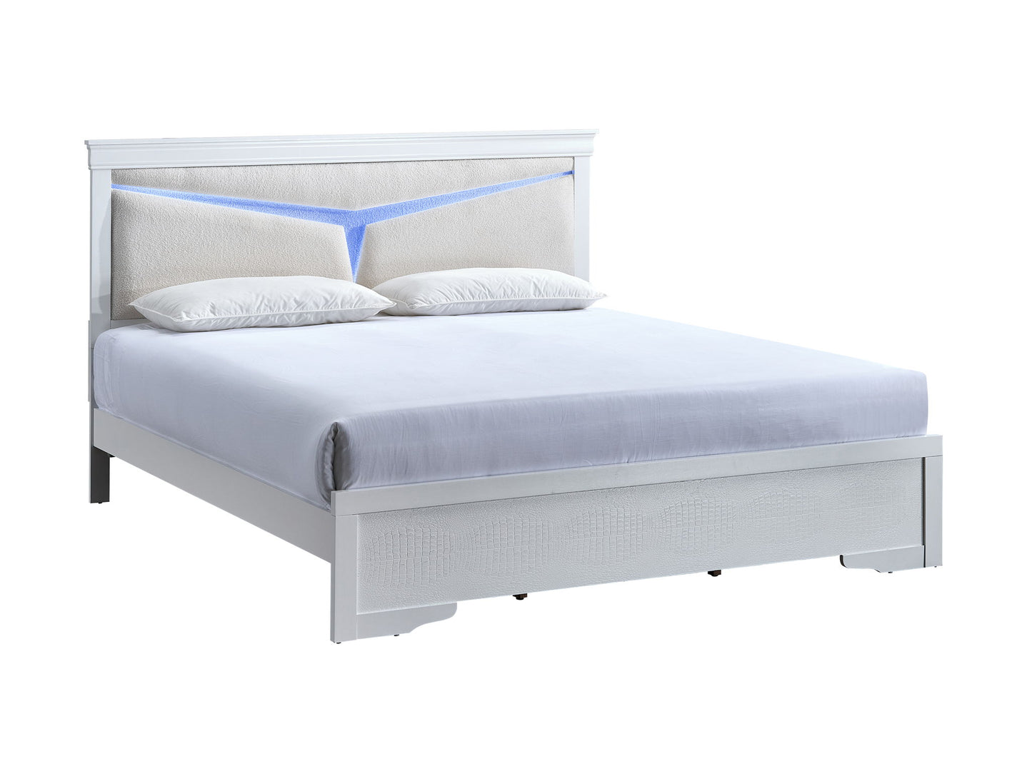 Glory Furniture - Lorana - Bed With LED Headboard