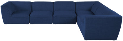 Miramar - Modular Sectional 6 Piece - Navy - Fabric