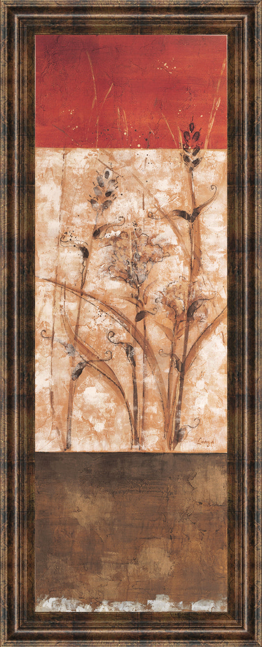 Fresco Il By Loretta Linza - Framed Print Wall Art - Beige