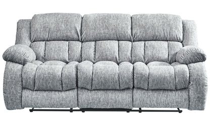 U250 - Reclining Sofa / Console Reclining Loveseat & Glider Recliner - Gray