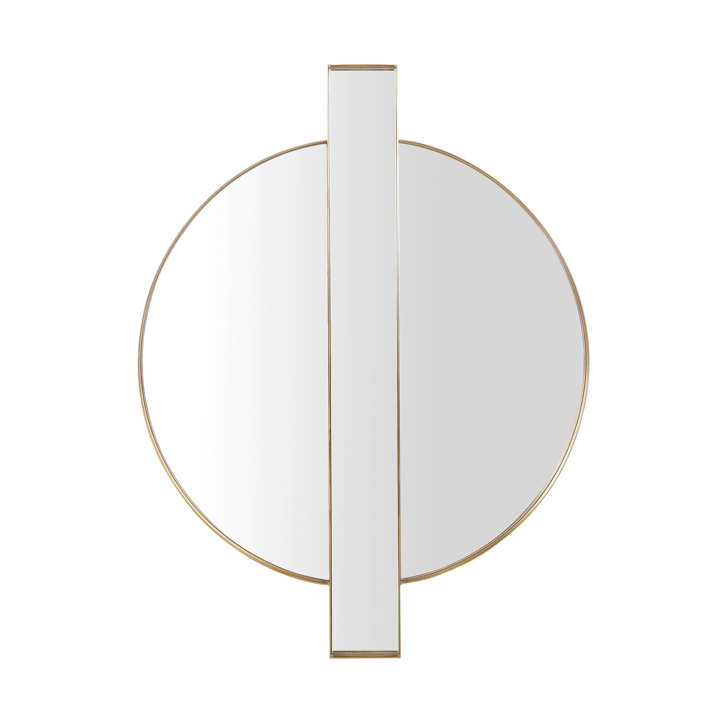 Carri - Round Wall Mirror - Gold