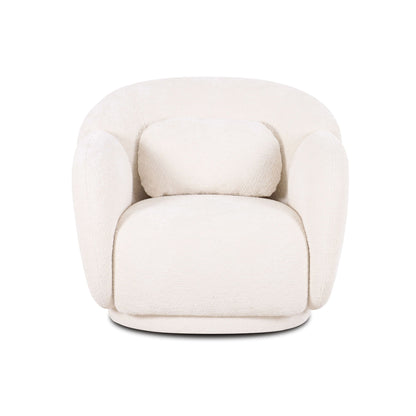 Misty - Knubby Fabric Accent Chair