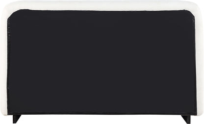 Rigby - Linen Bed With Natural Base