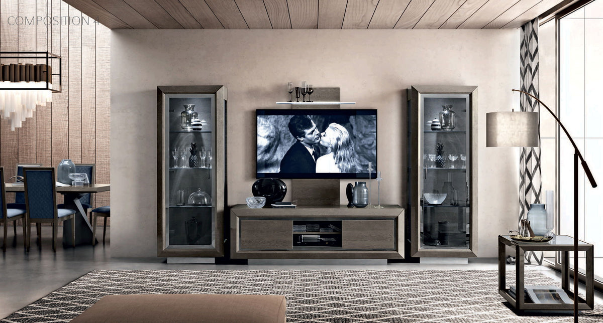 Elite - Contemporary 1 Door China - Silver Birch