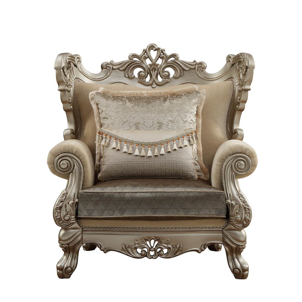 Ranita - Chair - Fabric & Champagne