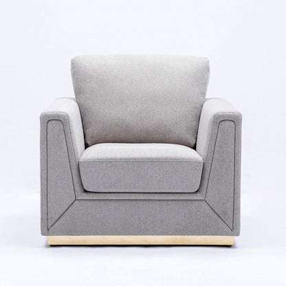 Valin - Chair - Gray Linen