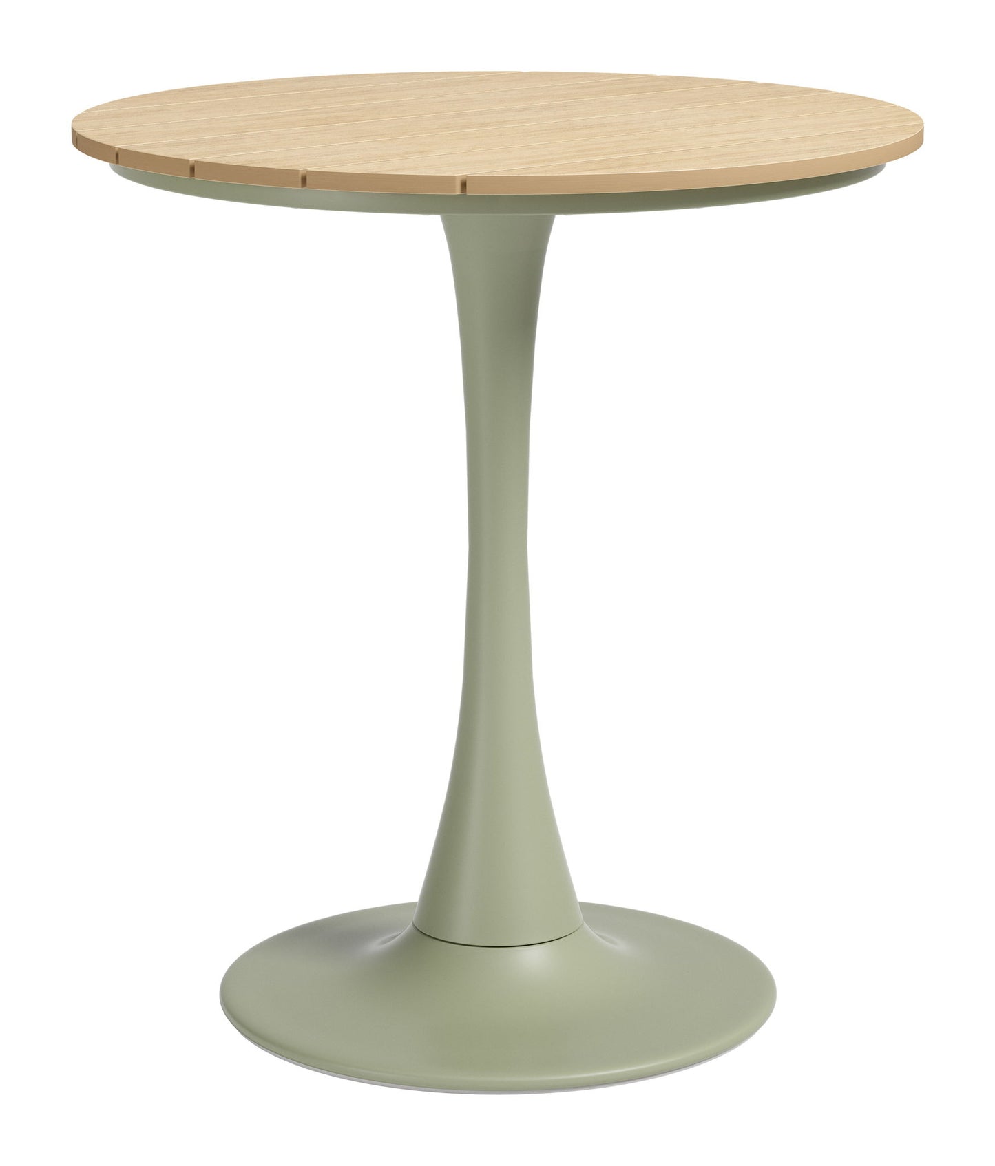 Oswego - Bistro Table - Light Brown / Green