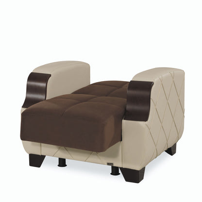 Ottomanson Molina - Upholstered Convertible Armchair With Storage