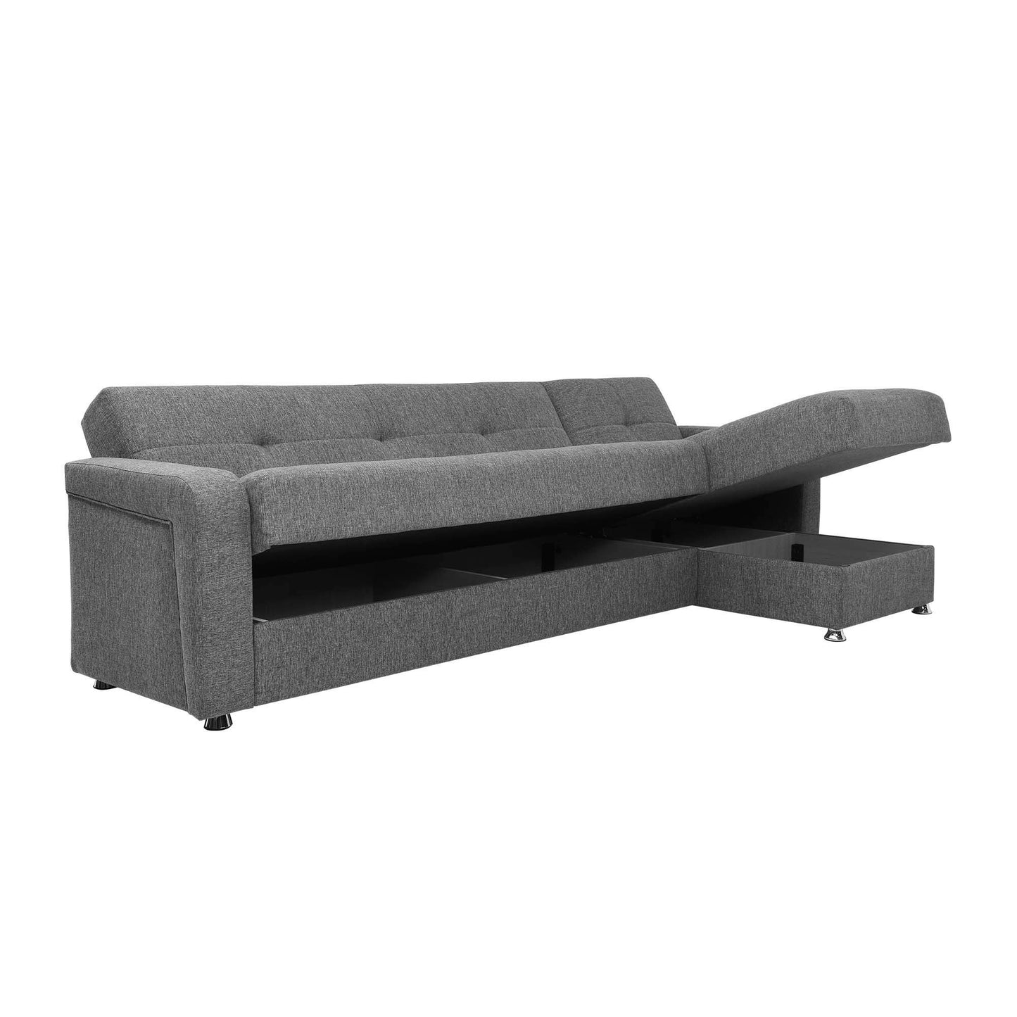 Ottomanson Harmony - Upholstered Convertible Sectional With Storage
