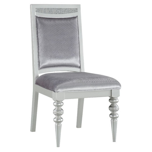 Maverick - Side Chair Set of 2) - Fabric & Platinum