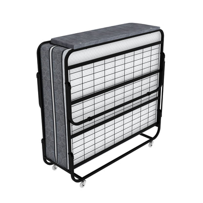 Vito - Double Size Folding Bed - Dark Gray / White