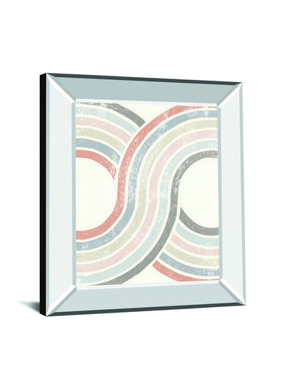 Over The Rainbow II By Moira Hershey - Mirror Framed Print Wall Art - White