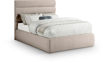 Adam - Linen Fabric Bed With 52" Headboard