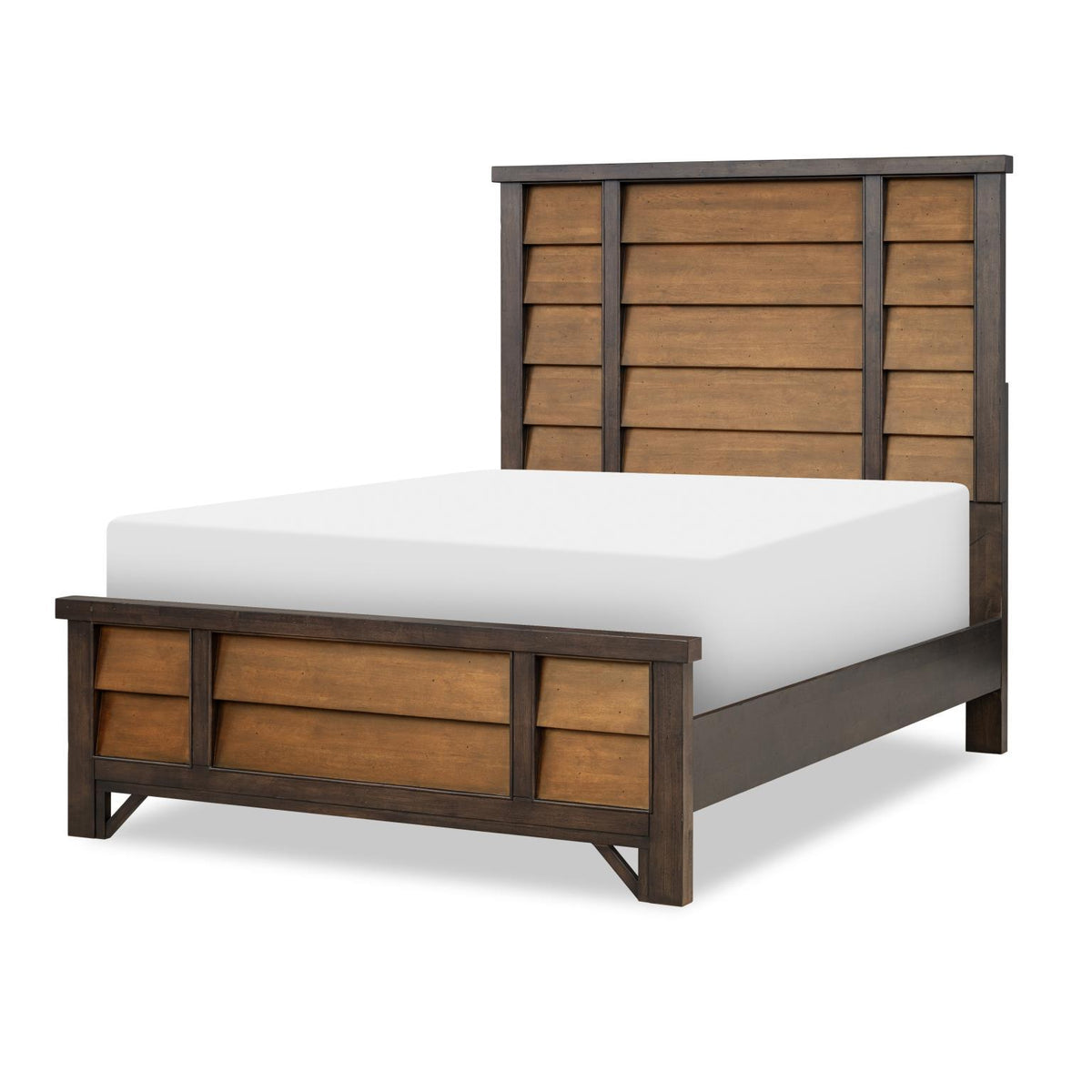 Lake House - Complete Horizontal Slat Panel Bed