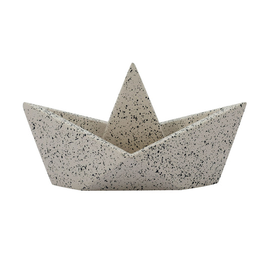 Gabby - Sailboat Catchall - Speckled Cream