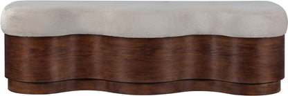 Savoy - Bench With Brown Base