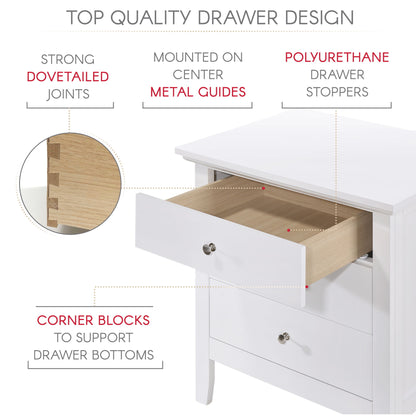 Glory Furniture - Hammond - 3 Drawer Nightstand