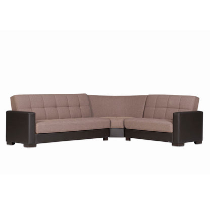 Ottomanson Armada - Upholstered Convertible Sectional With Storage - Polyester